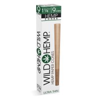 Wild  Hemp  Unbleached  Hemp  Size  Paper  Cones   Pack  Of 9